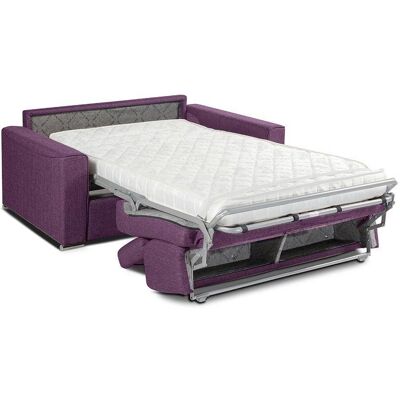 Divano letto Vente-unique VIZIR Viola - 2 posti Tessuto Divano letto Vente-unique VIZIR Viola - 2 posti Tessuto