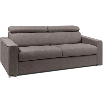 VIZIR Schlafsofa - 4 Sitze, Schnellöffnung, Grau, Memory Foam Matratze VIZIR Schlafsofa - 4 Sitze, Schnellöffnung, Grau, Memory Foam Matratze