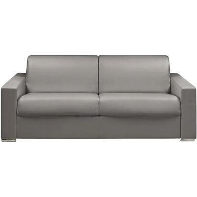 DUNLOPILLO Schlafsofa - 4-Sitzer Italienisches Design Kunstleder Grau DUNLOPILLO Schlafsofa - 4-Sitzer Italienisches Design Kunstleder Grau