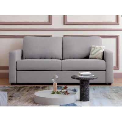 Vente-unique Graues 3-Sitzer Schlafsofa - Schlafcouch Vente-unique Graues 3-Sitzer Schlafsofa - Schlafcouch