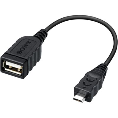 Sony VMCUAM2 USB-kabel - 10cm Sort Sony VMCUAM2 USB-kabel - 10cm Sort