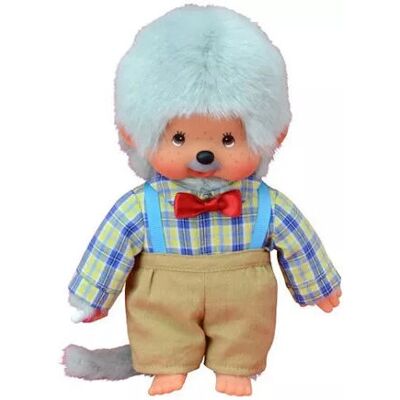 Bandai Monchhichi Farfar 20cm Plush - Gosedjur Bandai Monchhichi Farfar 20cm Plush - Gosedjur