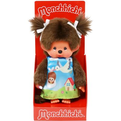 Bandai Mädchen mit Storchen-Kleid - Plüschtier Bandai Mädchen mit Storchen-Kleid - Plüschtier