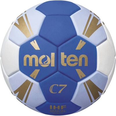 Molten H0C3500-BW Unisex Indoor-Ball - Blau/Weiß/Gold - Größe 0 Molten H0C3500-BW Unisex Indoor-Ball - Blau/Weiß/Gold - Größe 0