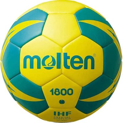 Balón de balonmano Molten Amarillo-Verde H2X1800-YG - Talla 2 Balón de balonmano Molten Amarillo-Verde H2X1800-YG - Talla 2