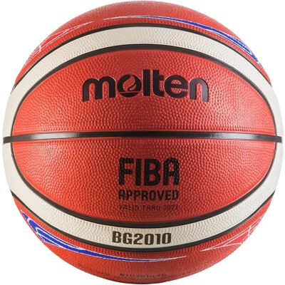 Ballon de Basket Molten BG3200 - Unisexe Orange - Approuvé FIBA - Publicité Ballon de Basket Molten BG3200 - Unisexe Orange - Approuvé FIBA - Publicité