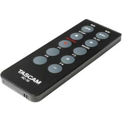 Tascam RC-10 Afstandsbediening - Draadloos en Bedraad voor Draagbare Recorders Tascam RC-10 Afstandsbediening - Draadloos en Bedraad voor Draagbare Recorders