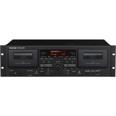 Tascam 202MKVII - Dobbel kassettspiller med USB-utgang Tascam 202MKVII - Dobbel kassettspiller med USB-utgang