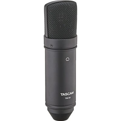 Microphone à condensateur Tascam TM-80 - Cardioïde, 20Hz-20kHz, Noir - Publicité Microphone à condensateur Tascam TM-80 - Cardioïde, 20Hz-20kHz, Noir - Publicité