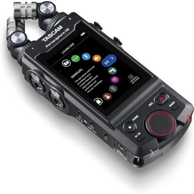 Tascam Portacapture X8 - Bärbar högupplöst flerkanals inspelare Tascam Portacapture X8 - Bärbar högupplöst flerkanals inspelare