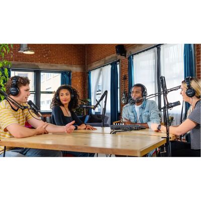 Tascam Mixcast 4 - Bærbar Podcast-mikser med berøringspanel og effekter - Lydgrensesnitt Tascam Mixcast 4 - Bærbar Podcast-mikser med berøringspanel og effekter - Lydgrensesnitt