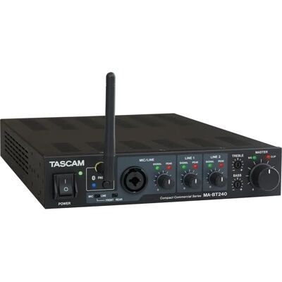 Tascam MA-BT240 Amplificatore Mixer - 240W Class-D - Compatto, Bluetooth, EQ Tascam MA-BT240 Amplificatore Mixer - 240W Class-D - Compatto, Bluetooth, EQ