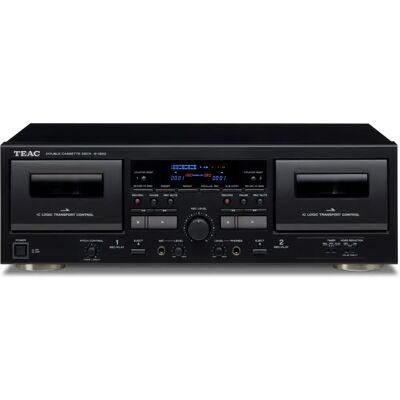 Teac W-1200 Cassette Double - Noir - Publicité Teac W-1200 Cassette Double - Noir - Publicité