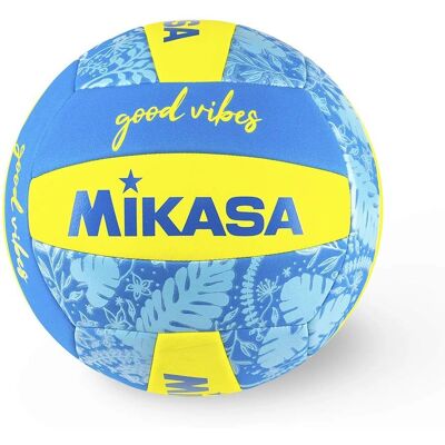 Mikasa Good Vibes BV354TV-GV-YB Volleyball de plage - Taille 5 - Publicité Mikasa Good Vibes BV354TV-GV-YB Volleyball de plage - Taille 5 - Publicité