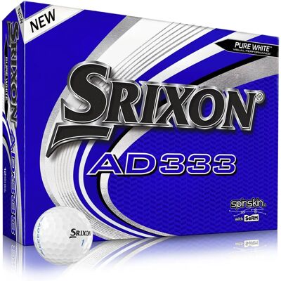 Balles de golf blanches Srixon AD333 2020/2022 - Distance/Contrôle/Sensation Balles de golf blanches Srixon AD333 2020/2022 - Distance/Contrôle/Sensation