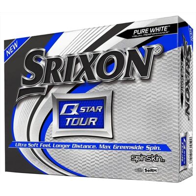 Balles de golf Srixon Q Star Tour 3 - Jaune - Publicité Balles de golf Srixon Q Star Tour 3 - Jaune - Publicité