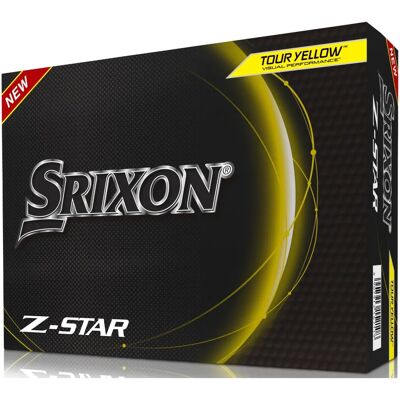 Balles de golf Srixon Z Star - Jaune - Contrôle - 12 pièces - Publicité Balles de golf Srixon Z Star - Jaune - Contrôle - 12 pièces - Publicité