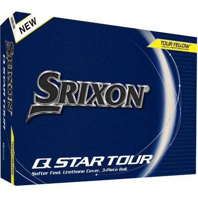 Srixon Balles de golf Q-Star Tour 5, jaune Srixon Balles de golf Q-Star Tour 5, jaune