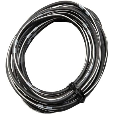 Cable eléctrico DAYTONA Negro/Blanco 2m - Cableado de motocicleta AWG18 Cable eléctrico DAYTONA Negro/Blanco 2m - Cableado de motocicleta AWG18