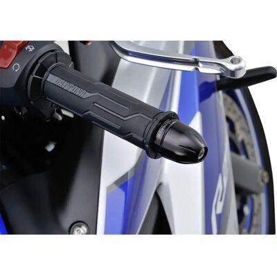 Embouts de guidon en aluminium Daytona Ø22mm / 1 pouce - Haute qualité - Publicité Embouts de guidon en aluminium Daytona Ø22mm / 1 pouce - Haute qualité - Publicité