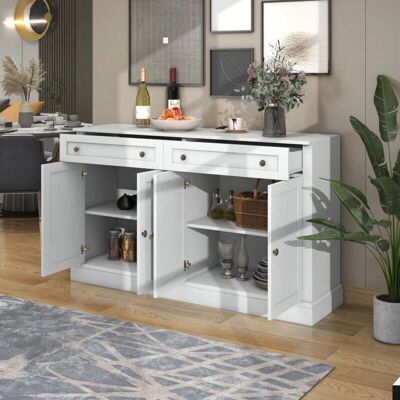 MODFU - Credenza - 150x40x86cm - 2 cajones 4 puertas - Cabinet MODFU - Credenza - 150x40x86cm - 2 cajones 4 puertas - Cabinet
