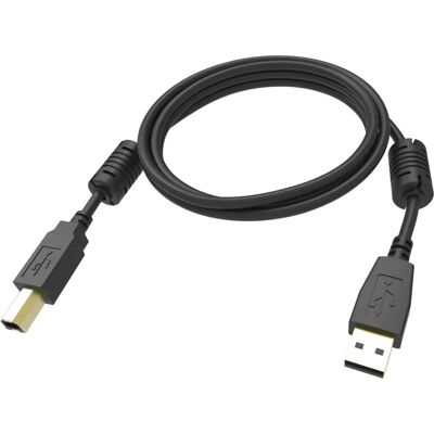 Cavo USB Vision TC 1MUSB/BL - 1 m - Nero Cavo USB Vision TC 1MUSB/BL - 1 m - Nero
