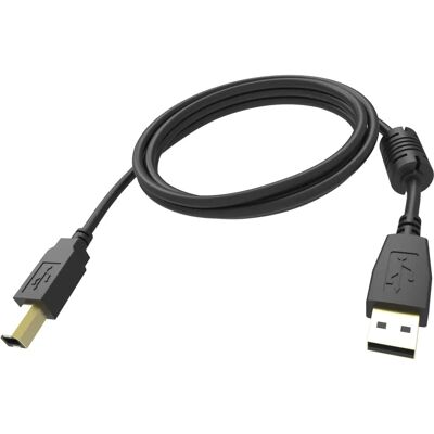 Cavo USB Vision TC 3MUSB/BL - 3m, Nero - USB 2.0 Cavo USB Vision TC 3MUSB/BL - 3m, Nero - USB 2.0