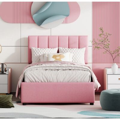 WISHDOR - Letto imbottito per bambini - Rosa - Bed WISHDOR - Letto imbottito per bambini - Rosa - Bed