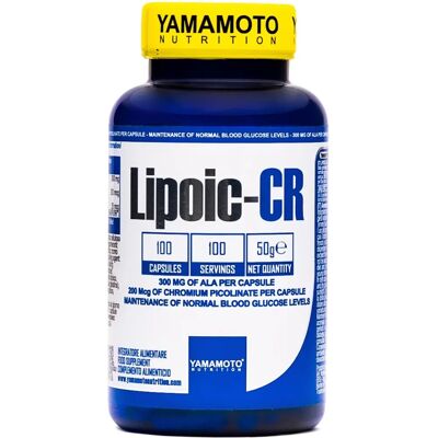 Yamamoto Nutrition Lipoic-CR - 100 Capsule - Integratore Alimentare Yamamoto Nutrition Lipoic-CR - 100 Capsule - Integratore Alimentare
