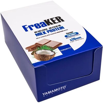Yamamoto Nutrition Freaker Barrette Cocco con Cioccolato al Latte - 20 Pezzi Yamamoto Nutrition Freaker Barrette Cocco con Cioccolato al Latte - 20 Pezzi