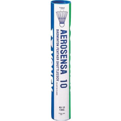 Yonex Aerosensa 10 Weiße - Federbälle Tube von 12 Yonex Aerosensa 10 Weiße - Federbälle Tube von 12