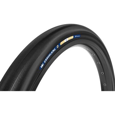 Gomme Gravel King Slick+ TLR di Panaracer - 700c - Nero - 40mm - Clincher - Pieghevole Gomme Gravel King Slick+ TLR di Panaracer - 700c - Nero - 40mm - Clincher - Pieghevole