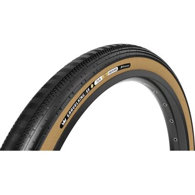 Panaracer Gravel King SS R-Line TLR Gravel Tyre - 700c - Black / Amber / 35mm - Gravel Tyre Panaracer Gravel King SS R-Line TLR Gravel Tyre - 700c - Black / Amber / 35mm - Gravel Tyre