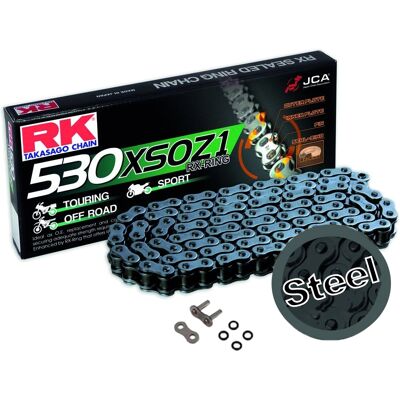 Catena di motociclo RK per Kawasaki Zz-R1200 Zx600 Zzr400 - Catena moto Catena di motociclo RK per Kawasaki Zz-R1200 Zx600 Zzr400 - Catena moto
