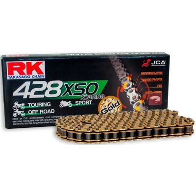 Rk Xw-Ring Chain for Yamaha Tzr125 R 1997-1999, Kreidler 125 Supermoto 2008-2012, Kreidler 125 Street 2009-2010 - Chain Rk Xw-Ring Chain for Yamaha Tzr125 R 1997-1999, Kreidler 125 Supermoto 2008-2012, Kreidler 125 Street 2009-2010 - Chain