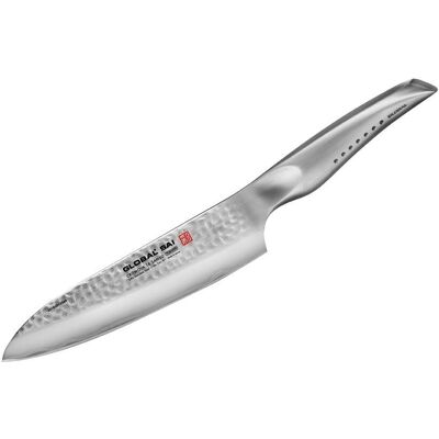 Global Sai 19cm Kokkekniv - Rustfritt stål, hammert finish Global Sai 19cm Kokkekniv - Rustfritt stål, hammert finish