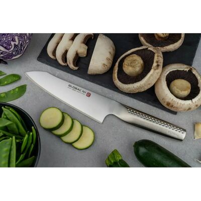 Global NI-serie Santoku-kniv - Rustfritt stål, 18cm Global NI-serie Santoku-kniv - Rustfritt stål, 18cm