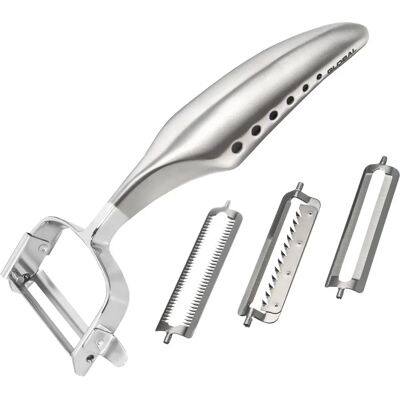 Global GS-94 Vegetable Peeler - 3-Way, 4 Blades Global GS-94 Vegetable Peeler - 3-Way, 4 Blades