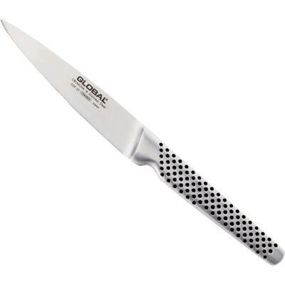 Global GSF-23 Coltello da Bistecca con Lama Seghettata di 11cm - Coltello da Carne Global GSF-23 Coltello da Bistecca con Lama Seghettata di 11cm - Coltello da Carne