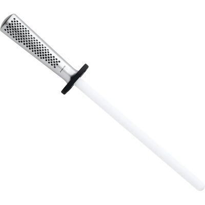 Global G-45 Keramische Slijpstaaf - 24cm Zilver Global G-45 Keramische Slijpstaaf - 24cm Zilver