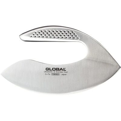 Global G-76 Mezzaluna Kniv - Gyngende bevegelse, 18cm, Rustfritt stål Global G-76 Mezzaluna Kniv - Gyngende bevegelse, 18cm, Rustfritt stål