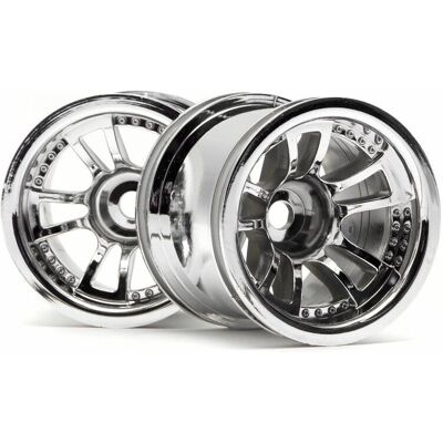 HPI - Split 5 - Chrome - 2 kpl - RC pyörä HPI - Split 5 - Chrome - 2 kpl - RC pyörä