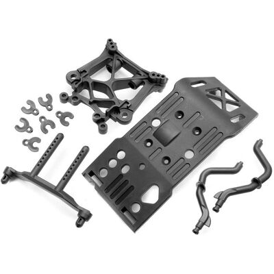 HPI 85234 RC Auto Onderdelen - Beschermplaat, Schokdempersupport, Carrosseriebasis HPI 85234 RC Auto Onderdelen - Beschermplaat, Schokdempersupport, Carrosseriebasis