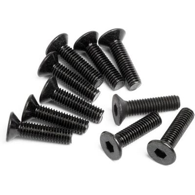 HPI Racing - Z084 - M3x12 - Platte kop - Screw set HPI Racing - Z084 - M3x12 - Platte kop - Screw set