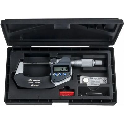 MITUTOYO Mikrometer - Digital mit Tiefkontaktflächen - 0-25mm MITUTOYO Mikrometer - Digital mit Tiefkontaktflächen - 0-25mm