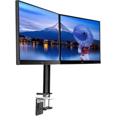 Support double pour moniteurs iiyama DS1002C-B1 - Noir - Écran 10-30" - Publicité Support double pour moniteurs iiyama DS1002C-B1 - Noir - Écran 10-30" - Publicité