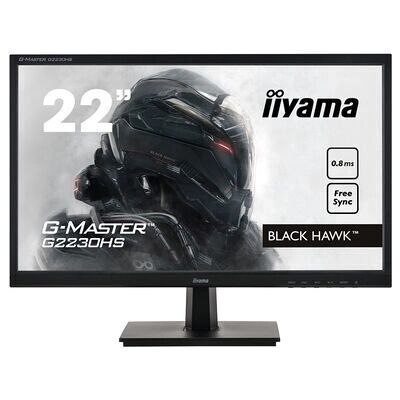 Moniteur LED iiyama G-MASTER G2230HS-B1 - 21,5" - Full HD - Noir - Publicité Moniteur LED iiyama G-MASTER G2230HS-B1 - 21,5" - Full HD - Noir - Publicité