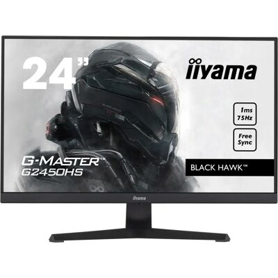 iiyama G-MASTER G2450HS-B1 23,8'' Full HD LED Monitor - Gaming, Kontrast, Black Tuner iiyama G-MASTER G2450HS-B1 23,8'' Full HD LED Monitor - Gaming, Kontrast, Black Tuner