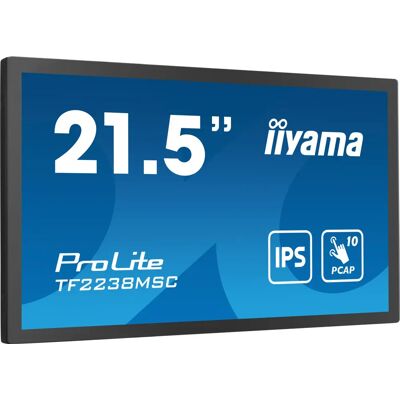 Iiyama Prolite TF2238MSC-B1 Schermo Touch 22" Full HD Nero Iiyama Prolite TF2238MSC-B1 Schermo Touch 22" Full HD Nero