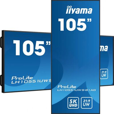 iiyama - LH10551UWS-B1AG - 105inch - 5K UW - Signage Display iiyama - LH10551UWS-B1AG - 105inch - 5K UW - Signage Display